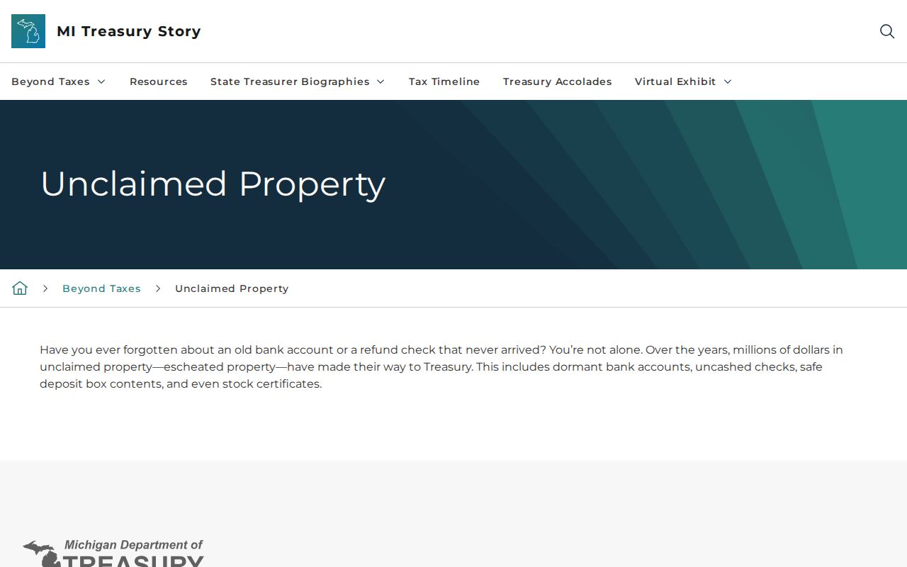 Livonia residents directory Michigan unclaimed property search information